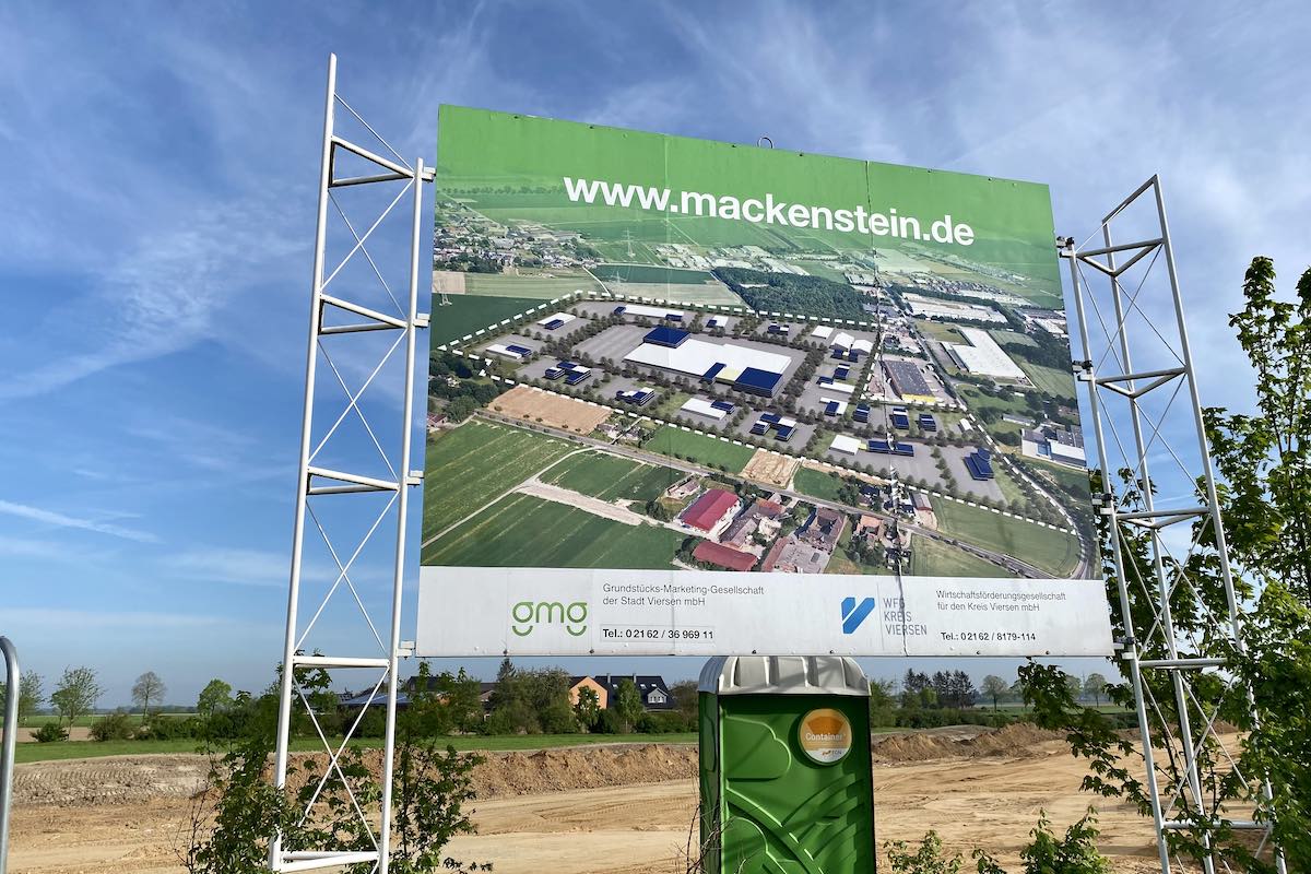 Neue Gewerbeflächen entstehen in „Mackenstein-Nord“