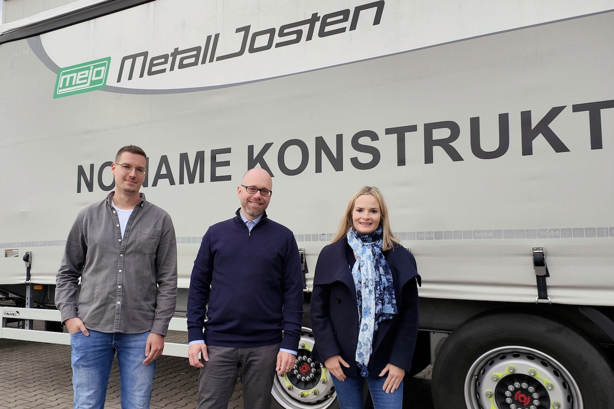 Metall Josten - Frau Mischel, Herr Josten und Herr Corsten (v.r.)